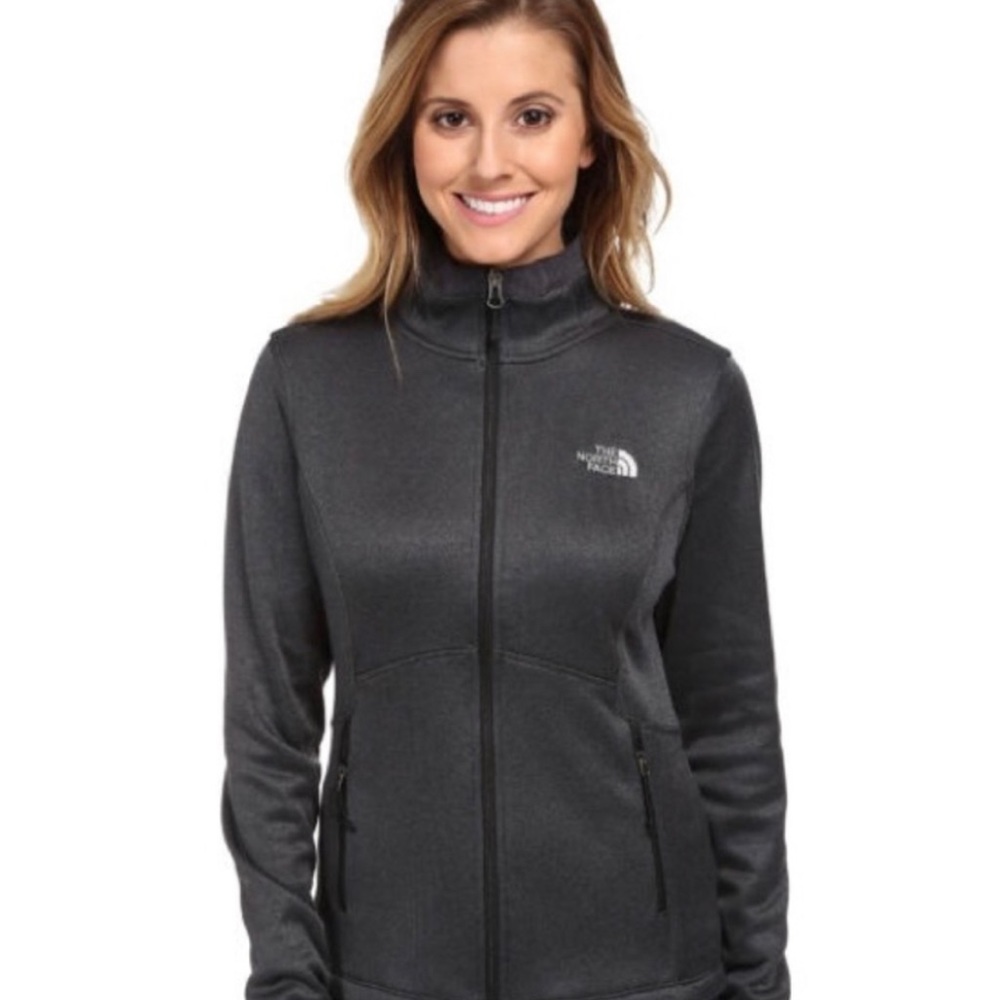 The North Face Agave Fleece Jacket Long Sleeve C656 Dark Gray XS